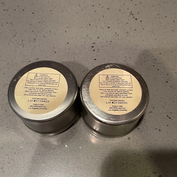 Never used Archipelago Tahitian Mango candles - Picture 4 of 5
